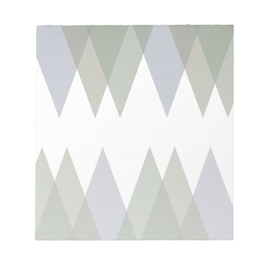 Bloc-note Triangles kaki (Devant)