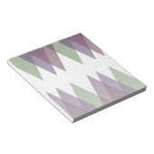 Bloc-note Triangles mauve et vert (Incliné)