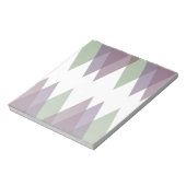Bloc-note Triangles mauve et vert (Tourné)