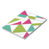 Bloc-note Triangles mode géométrie d'impression abstraite (Tourné)