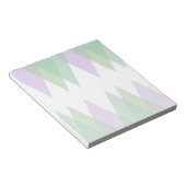 Bloc-note Triangles vert et lilas (Incliné)