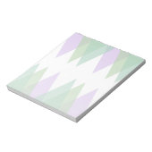 Bloc-note Triangles vert et lilas (Tourné)