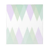 Bloc-note Triangles vert et lilas (Devant)