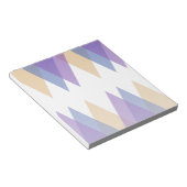 Bloc-note Triangles violets, bleus et jaunes (Incliné)