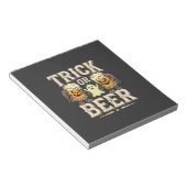 Bloc-note Trick or Beer Halloween Beer Design_1 (Incliné)