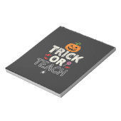 Bloc-note Trick or Teach Halloween Teacher Design (2)_1 (Tourné)