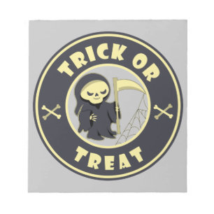 Bloc-note Trick ou traiter Halloween griffeur caractère