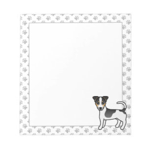 Bloc-note Tricolor Smooth Coat Jack Russell Terrier Chien
