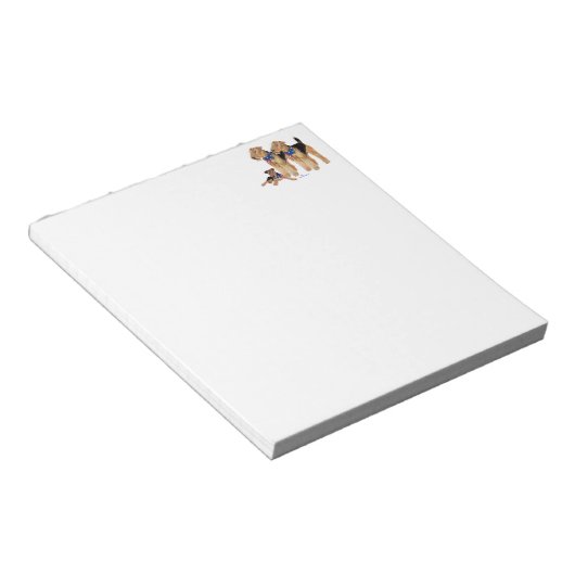 Bloc-note Trio du drapeau patriotique (Incliné)