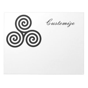 Bloc-note Triple spirale noire Thunder_Cove