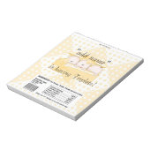 Bloc-note Triplets Baby shower Candy Bar Wrapper Party Favor (Tourné)