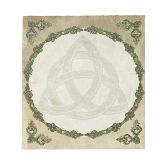 Bloc-note Triquetra naturel (Devant)