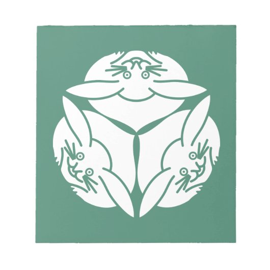 Bloc-note Trois lapins (Devant)