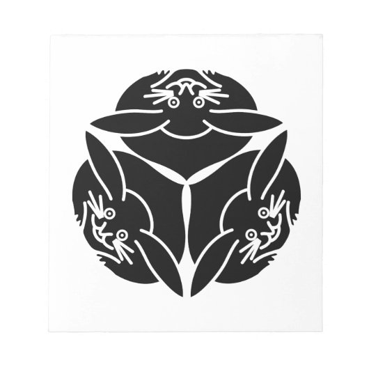 Bloc-note Trois lapins (Devant)