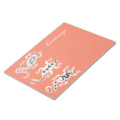 Bloc-note Trois lézards Thunder_Cove style sud-ouest  (Incliné)