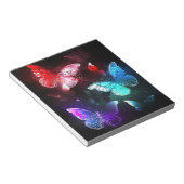 Bloc-note Trois papillons brillants sur l'arrière - plan de  (Incliné)