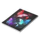 Bloc-note Trois papillons brillants sur l'arrière - plan de  (Tourné)