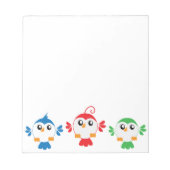 Bloc-note Trois Petits Oiseaux (Devant)