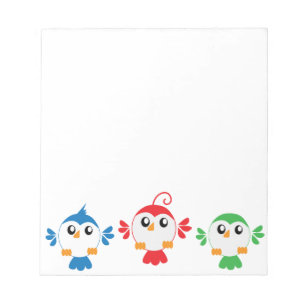 Bloc-note Trois petits oiseaux