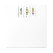 Bloc-note Trois plumes (Devant)