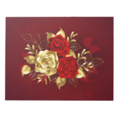 Bloc-note Trois Roses de bijoux (Devant)