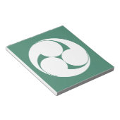 Bloc-note Trois tourbillons sens horaire (Sugaki) (Incliné)