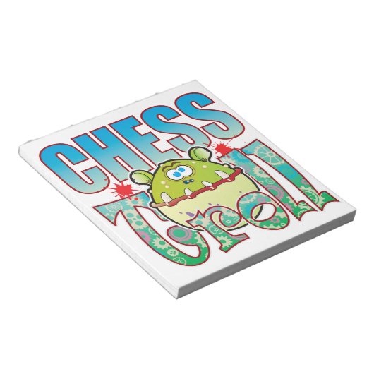 Bloc-note Troll d'échecs (Incliné)