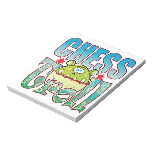 Bloc-note Troll d'échecs (Tourné)