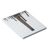 Bloc-note Troncs d'arbre dans la neige (Incliné)