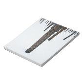 Bloc-note Troncs d'arbre dans la neige (Tourné)