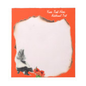 Bloc-note Trop Personnalisable Notepad, Fleurs D'Odeur (Devant)