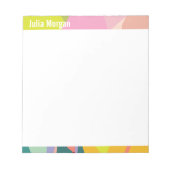 Bloc-note Tropical Vibes Colorful Notepad (Devant)