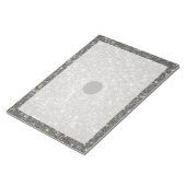 Bloc-note Trou Noir Supermassif Au Milieu D'Une Galaxie. (Incliné)