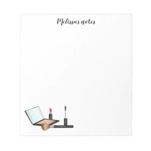 Bloc-note Trousse de Maquillage Avec Titre Personnalisé
