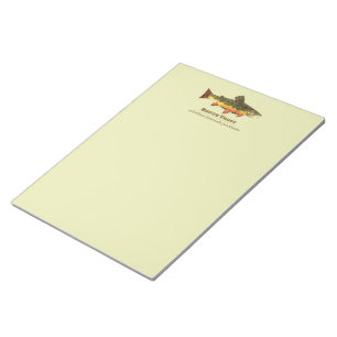 Bloc-note Truite de Brook, latin