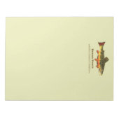 Bloc-note Truite de Brook, latin (Devant)