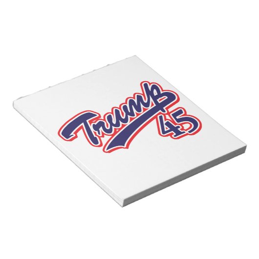 Bloc-note Trump 45 ! (Incliné)