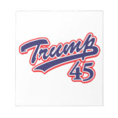 Bloc-note Trump 45 ! (Devant)