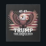 Bloc-note Trump 45e 47e Président Drapeau 2025 Aigle Amériqu<br><div class="desc">Trump 45ème 47ème Président Drapeau 2025 Eagle Trump a repris l'Amérique</div>