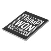 Bloc-note Trump a gagné la 47e élection présidentielle améri (Tourné)