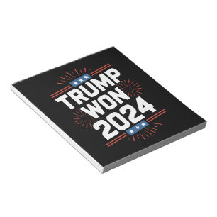 Bloc-note Trump a gagné le 47e président de la Maison Blanch