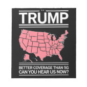 Bloc-note Trump a une meilleure couverture que la 5G Pouvez- (Devant)