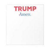 Bloc-note Trump Amen (Devant)