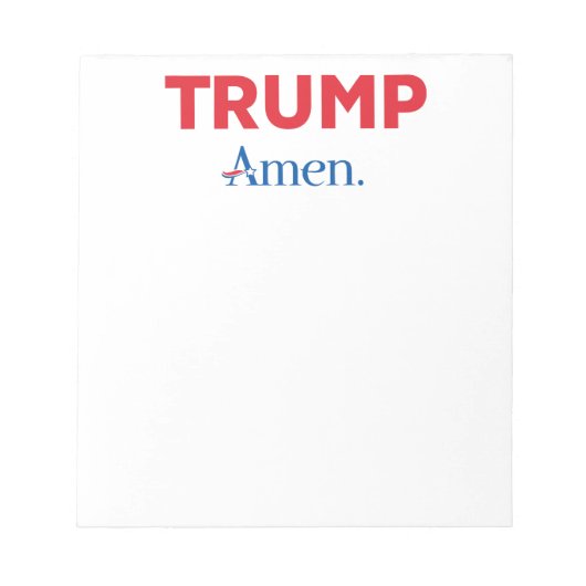 Bloc-note Trump Amen (Devant)