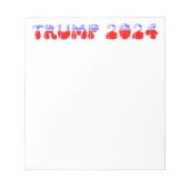 Bloc-note Trump Vintage rétrograde 2024 (Devant)