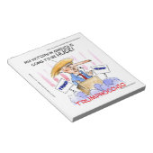 Bloc-note Trumpnocchio Drôle Donald Trump Articles (Incliné)