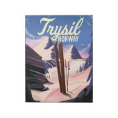 Bloc-note Trysil Norvège ski (Tourné)