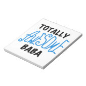 Bloc-note Tshirts et cadeaux Baba absolument géniaux (Tourné)