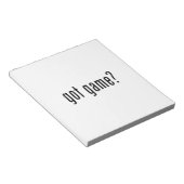 Bloc-note tu as du jeu ? (Incliné)