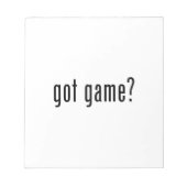 Bloc-note tu as du jeu ? (Devant)